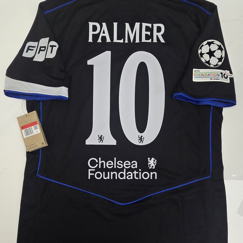 Nike Black and Blue Men's Jersey
